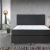 Boxspringset met opbergruimte - antraciet - tweepersoons - Space