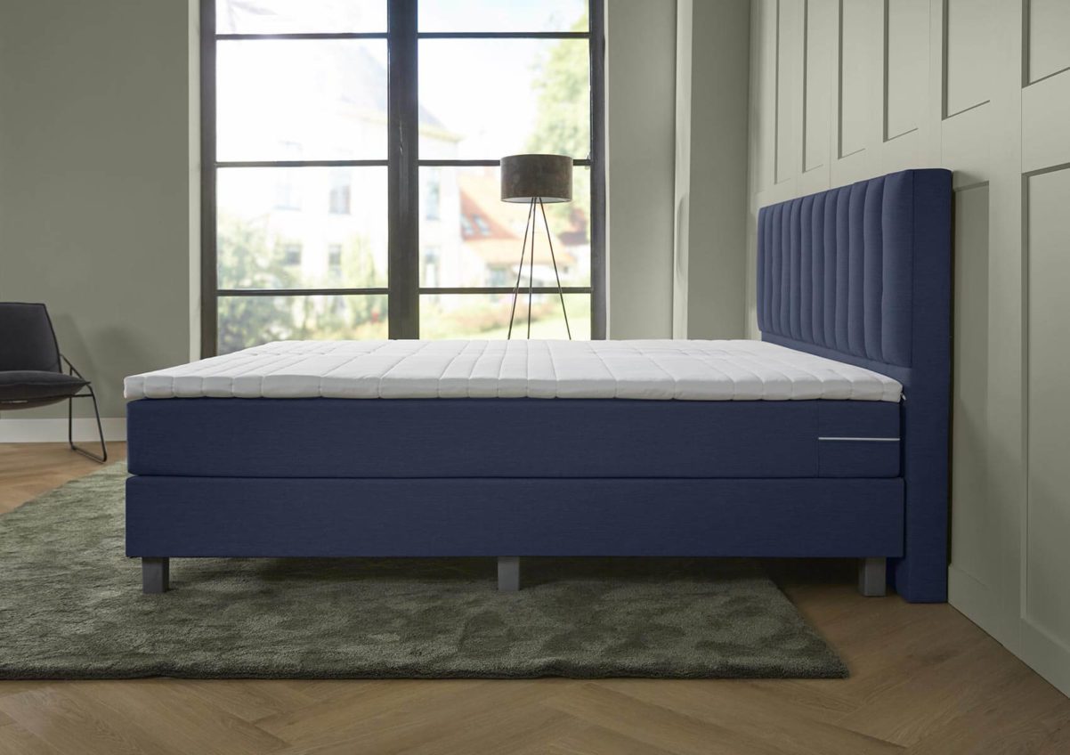 boxspring corsica 2-persoons blauw 4
