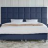 boxspring napoli hoofdbord xxl blauw 2-persoons 2