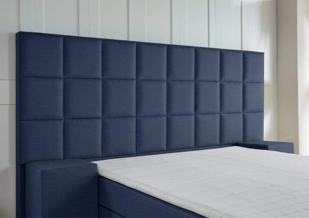 boxspring napoli hoofdbord xxl blauw 2-persoons 7