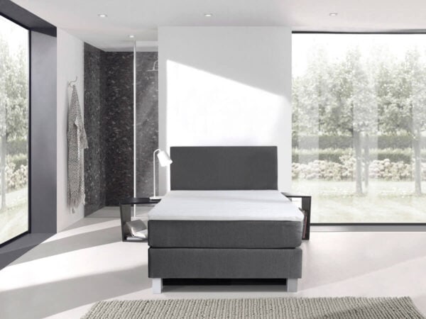 Boxspring Comfort 2.0 1-persoons antraciet