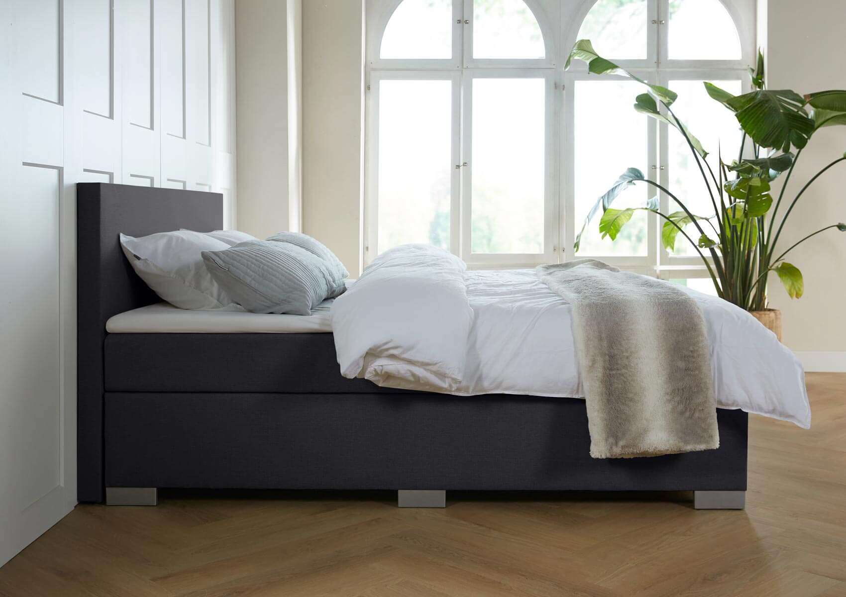 boxspring andorra 2-persoons antraciet 6