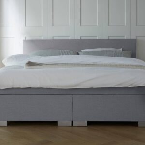 boxspring Nantes grijs 1 matras 6