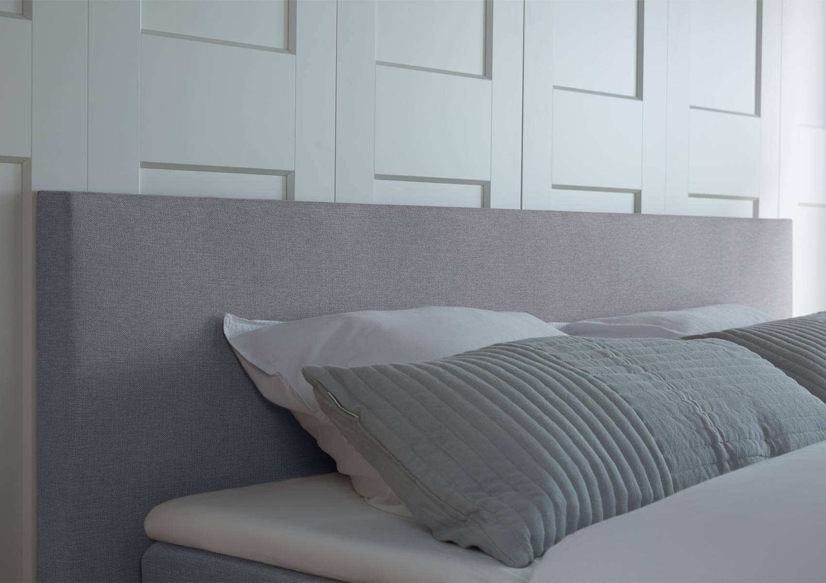 boxspring Nantes grijs 1 matras 7