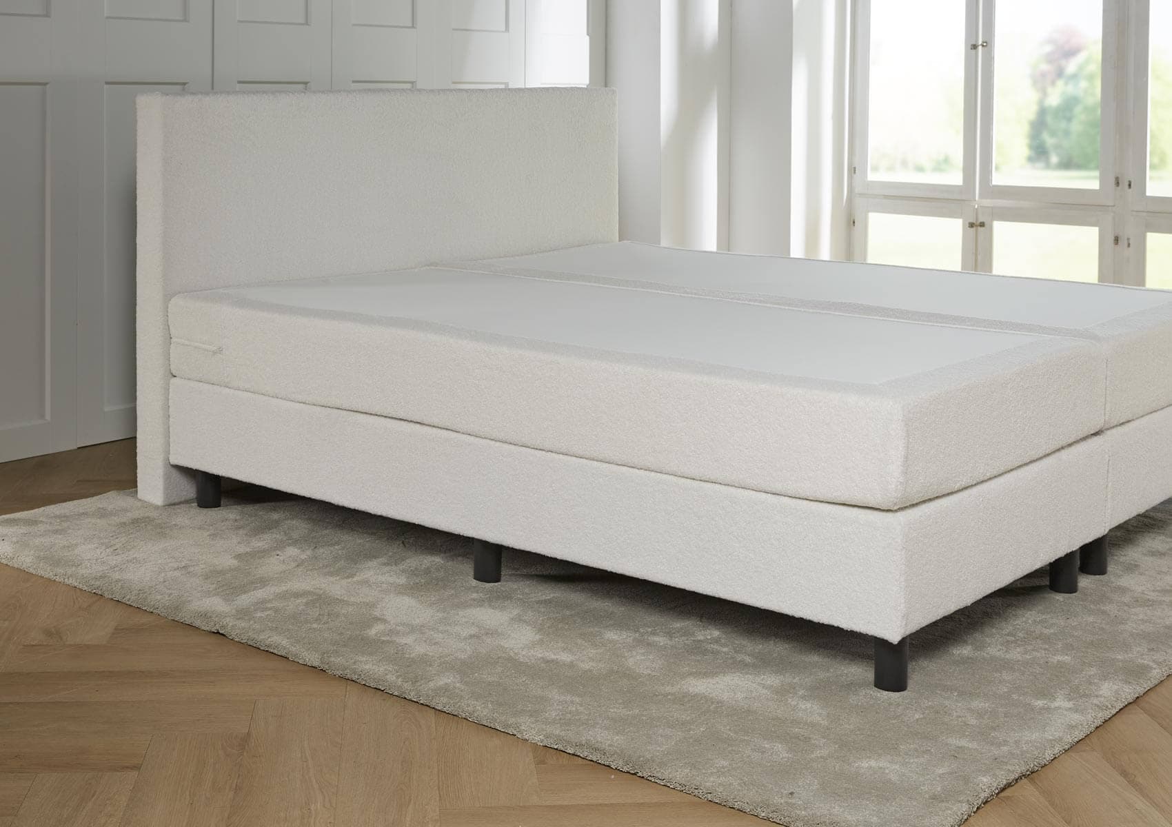 opbergboxsring udine teddy stof wit 8