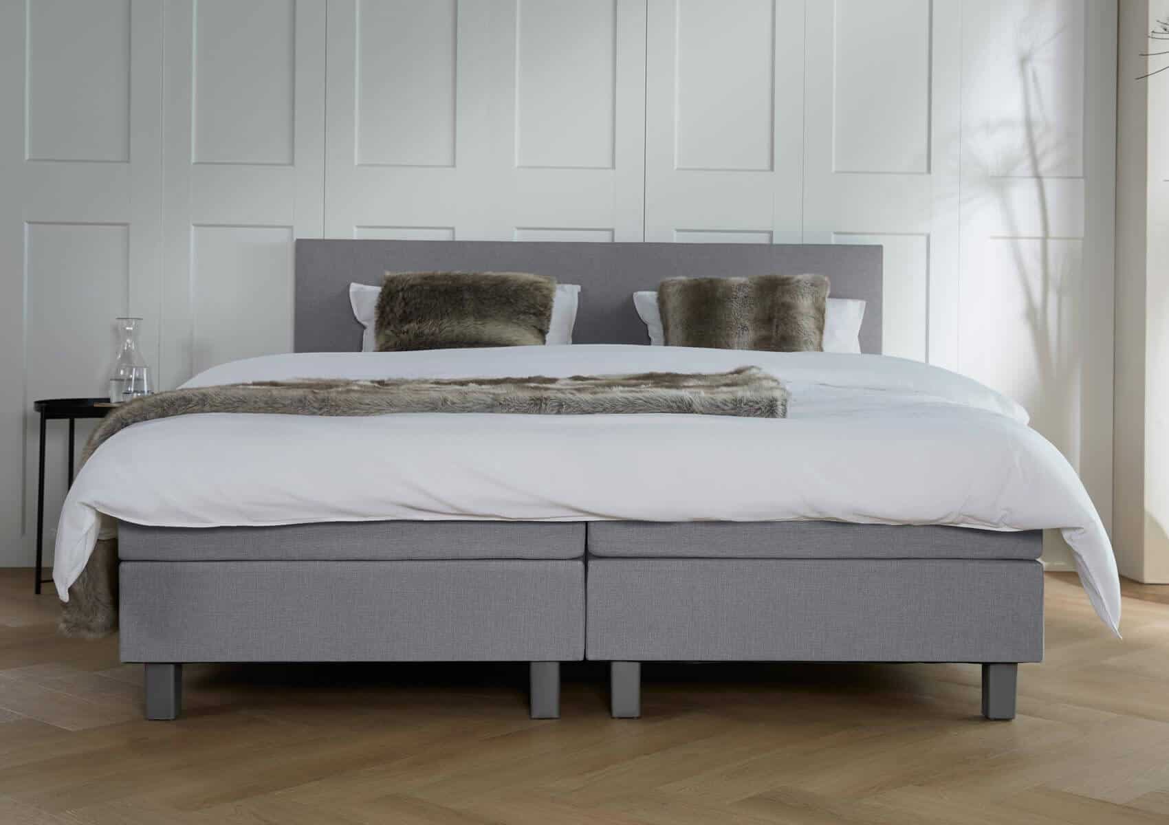 boxspring turijn 2-persoons grijs 4