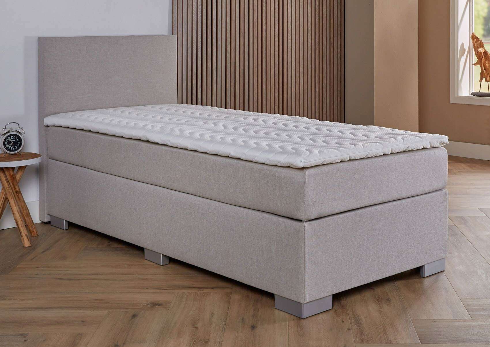 1-Persoons boxspring Cannes beige