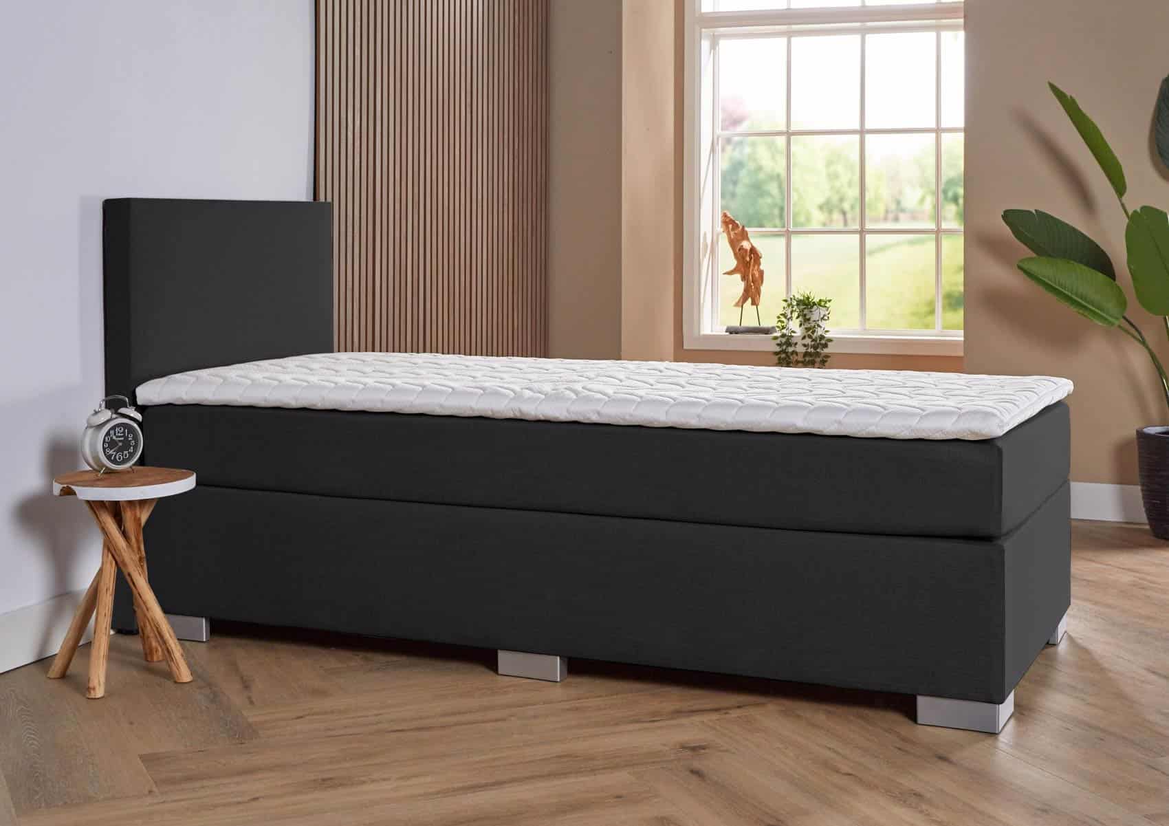1-Persoons boxspring Cannes zwart