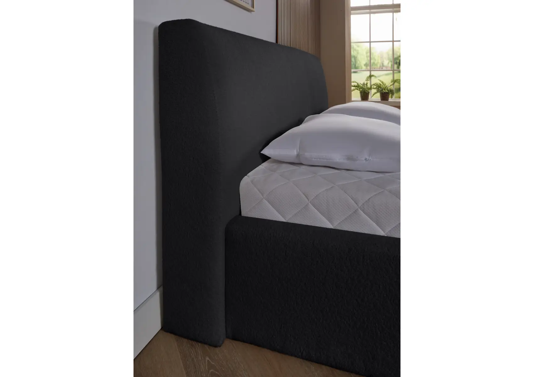 Bedframe Palma Boxspring zwart