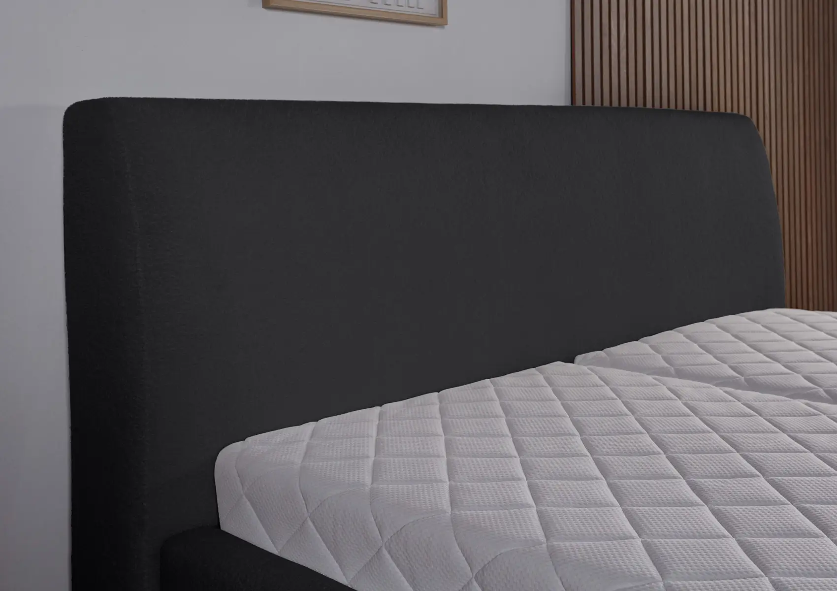 Bedframe Palma Boxspring zwart