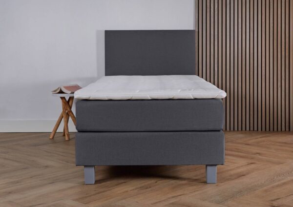 1-Persoons boxspring Pamplona Antraciet