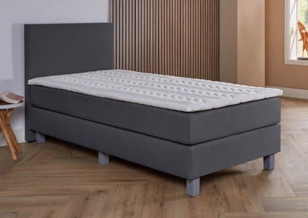 1-Persoons boxspring Pamplona Antraciet