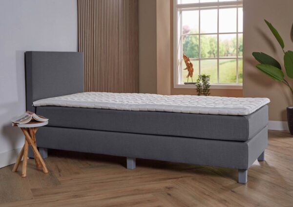 1-Persoons boxspring Pamplona Antraciet