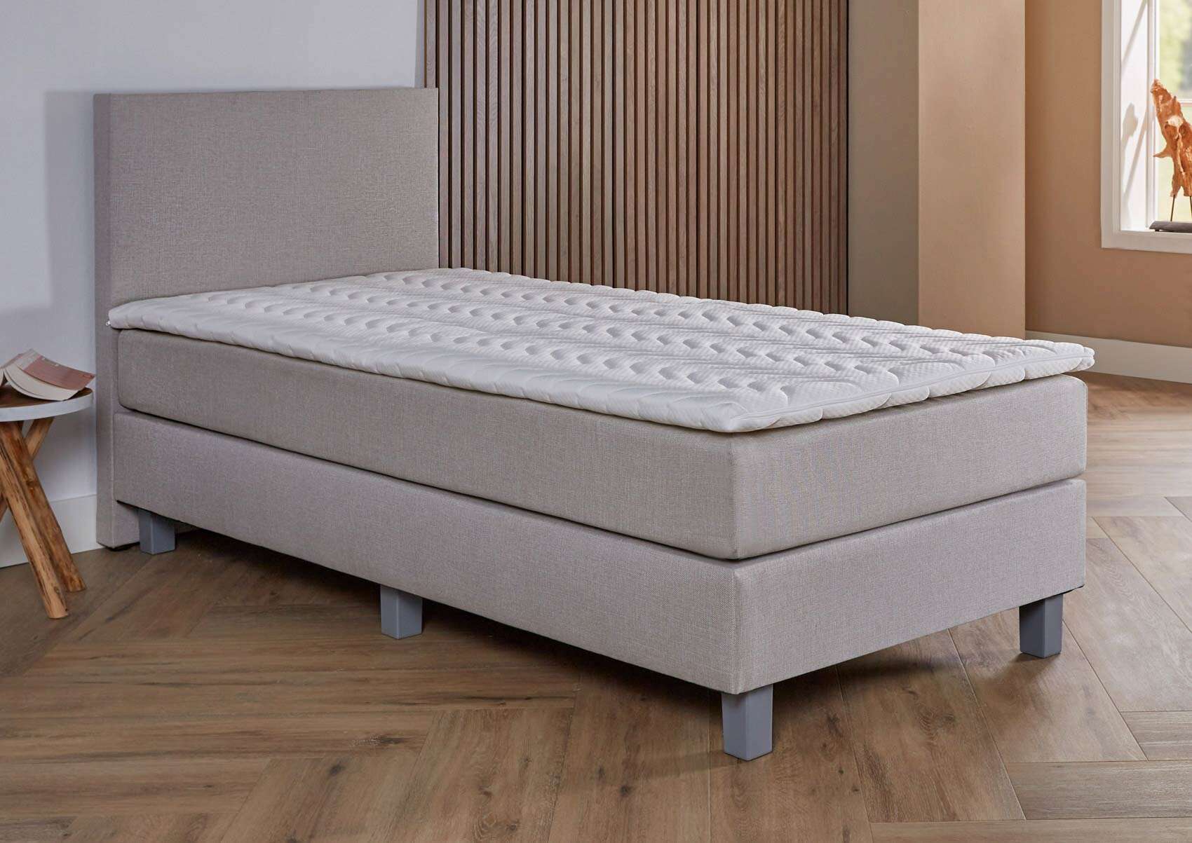1-Persoons boxspring Pamplona Beige