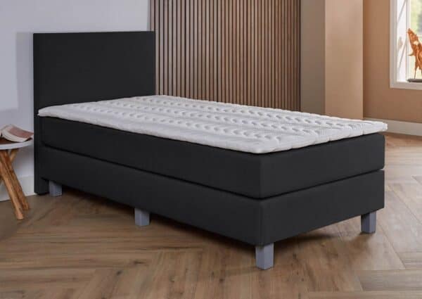 1-Persoons boxspring Pamplona Zwart