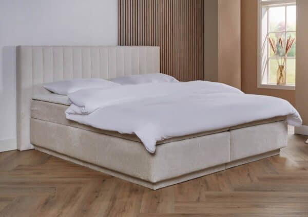 Opberg boxspring Sicilië- 2-persoons-beige