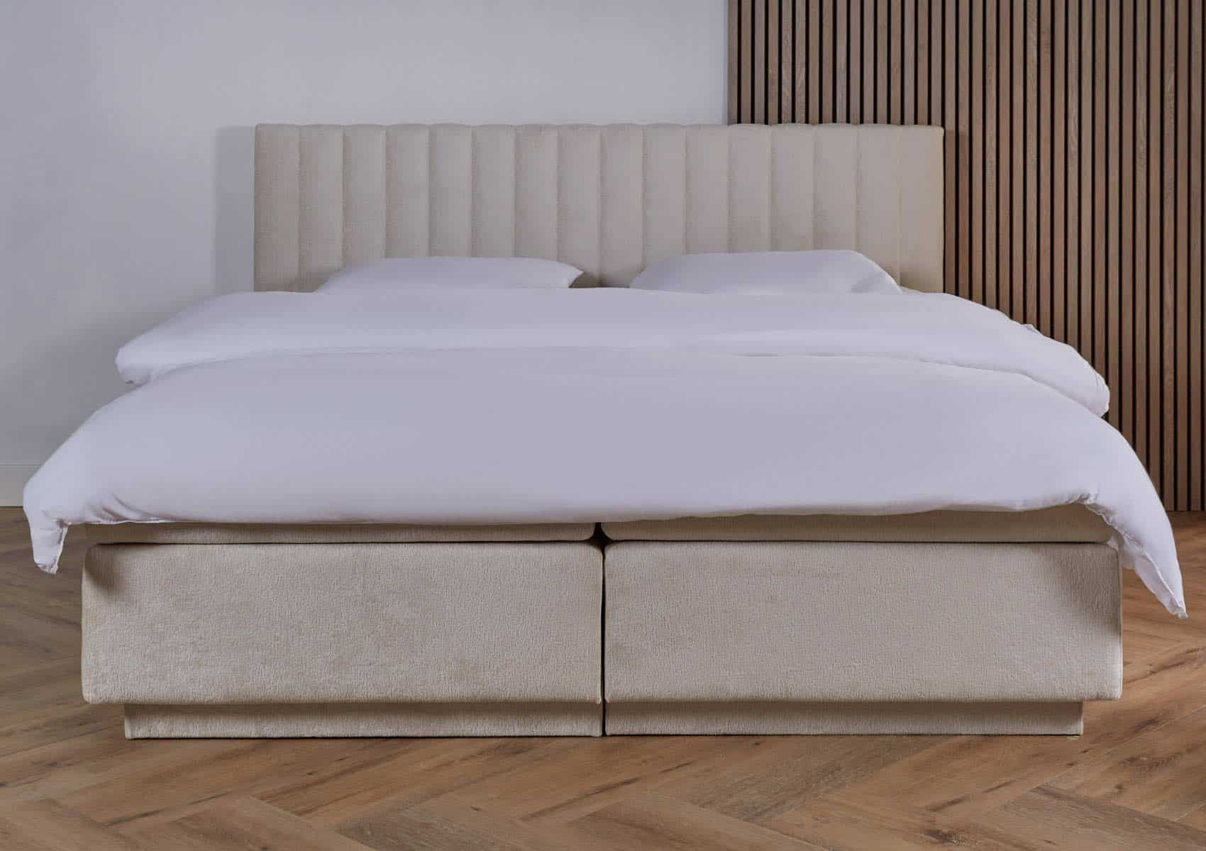 Opberg boxspring Sicilië- 2-persoons-beige