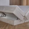 Opberg boxspring Sicilië- 2-persoons-beige