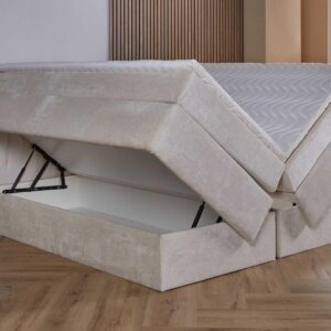 Opberg boxspring Sicilië- 2-persoons-beige