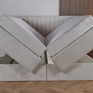 Opberg boxspring Sicilië- 2-persoons-beige